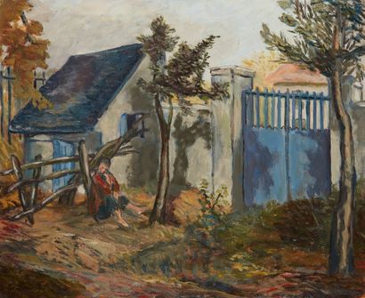 bertrand py Bertrand PY (1895-1973)

Child in a farmyard

Oil on canvas, signed lower...