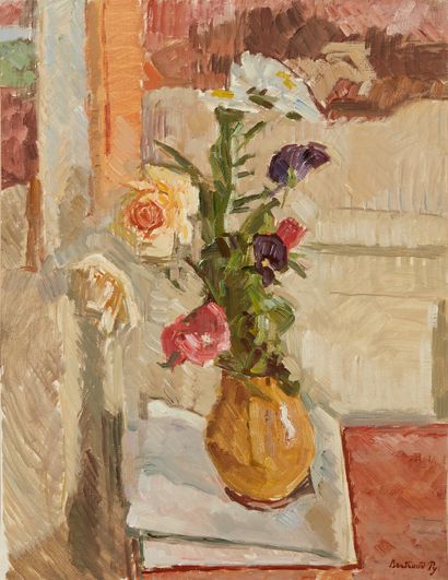 bertrand py Bertrand PY (1895-1973)

Vase of roses

Oil on canvas, signed lower right

65...