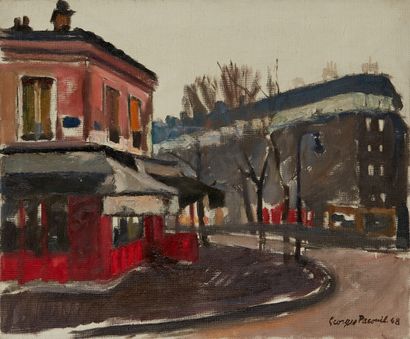Georges PACOUIL Georges PACOUIL (1903-1996)

Cafés in Belleville

Oil on canvas,...