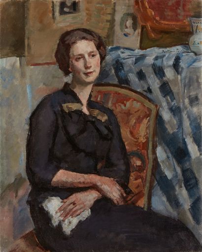 bertrand py Bertrand PY (1895-1973)

Seated woman

Oil on canvas, signed upper right

80...