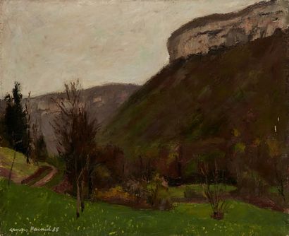 Georges PACOUIL Georges PACOUIL (1903-1996)

Landscape of Beaumes-les-Messieurs,...