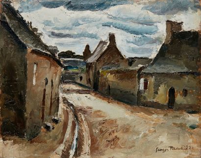 Georges PACOUIL Georges PACOUIL (1903-1996)

Village Street 

Oil on board, signed...