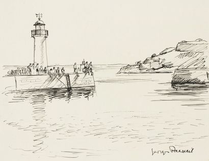 Georges PACOUIL Georges PACOUIL (1903-1996)

Set of fourteen drawings of the island...