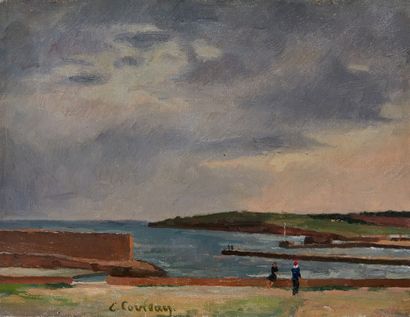 Eugène CORNEAU Eugêne CORNEAU (1894-1976)

Seaside

Oil on canvas, signed lower left

27...