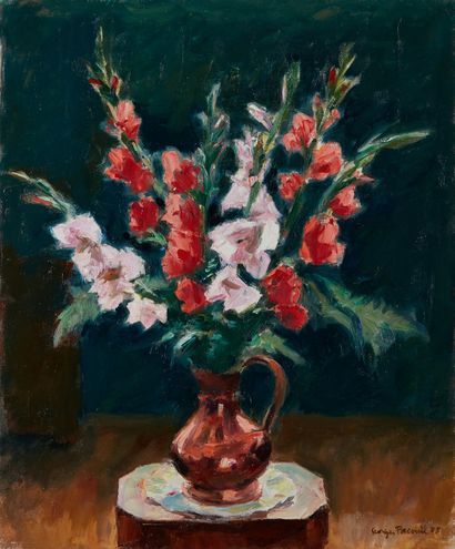 Georges PACOUIL Georges PACOUIL (1903-1996)

Vase of gladioli

Oil on canvas, signed...
