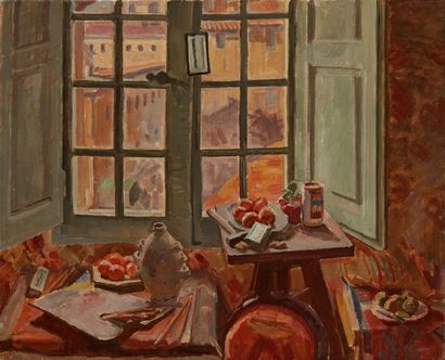 bertrand py Bertrand PY (1895-1973)

Cups of fruit in front of the window of the...