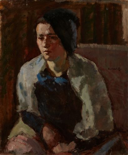 bertrand py Bertrand PY (1895-1973)

Woman sitting with a shawl

Oil on canvas, signed...