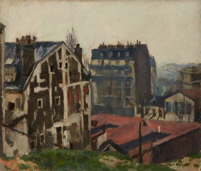 Georges PACOUIL Georges PACOUIL (1903-1996) 

View of Belleville

Oil on canvas,...