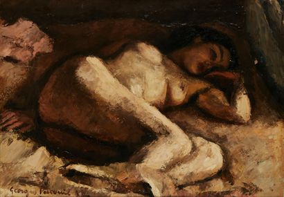 Georges PACOUIL Georges PACOUIL (1903-1996)

Reclining Nude, 1932

Oil on canvas,...