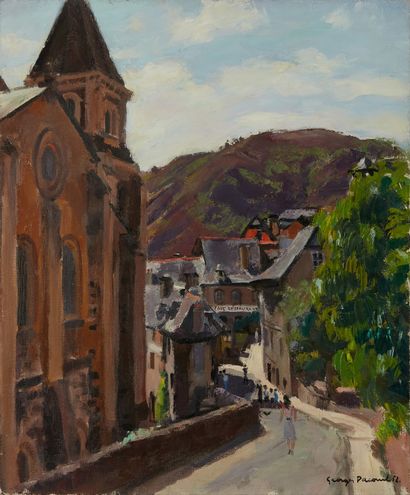 Georges PACOUIL Georges PACOUIL (1903-1996)

The church of Morienval (Oise)

Oil...