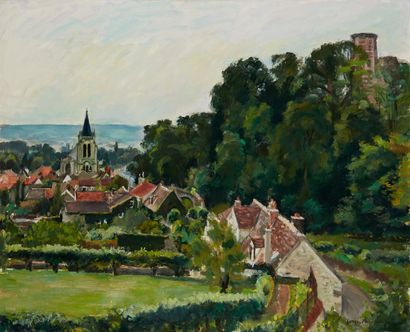 Georges PACOUIL Georges PACOUIL (1903-1996)

The village 

Oil on canvas, signed...