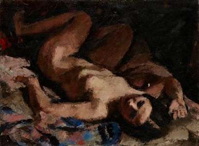 Georges PACOUIL Georges PACOUIL (1903-1996)

Brunette, the head reversed

Oil on...
