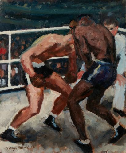 Georges PACOUIL Georges PACOUIL (1903-1996)

The boxers 

Oil on canvas, signed lower...