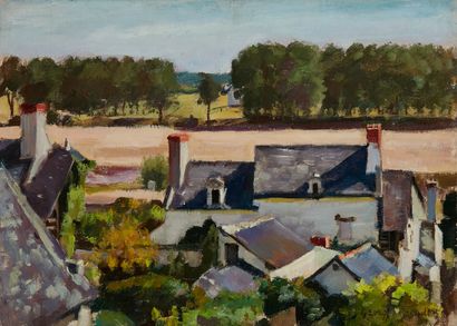 Georges PACOUIL Georges PACOUIL (1903-1996) 

The roofs 

Oil on canvas, signed lower...