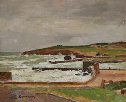 Eugène CORNEAU Eugène CORNEAU (1894-1976)

Seaside

Oil on canvas, signed lower left

22...