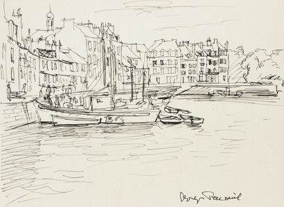 Georges PACOUIL Georges PACOUIL (1903-1996)

Set of fourteen drawings of the island...
