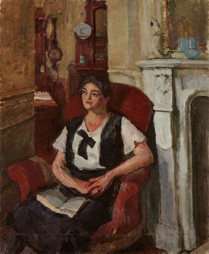 bertrand py Bertrand PY (1895-1973)

Woman in a red armchair

Oil on canvas, bears...