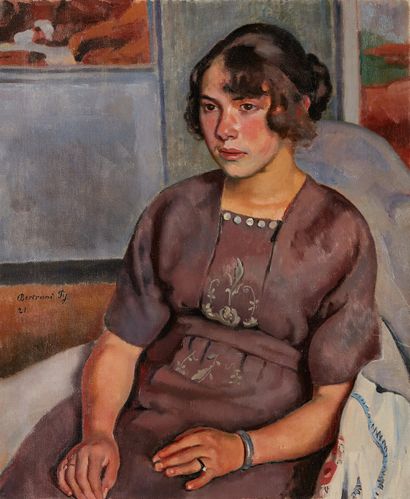 bertrand py Bertrand PY (1895-1973)

Portrait of Marguerite Py

Oil on canvas, signed...