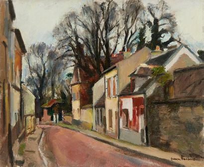 Georges PACOUIL Georges PACOUIL (1903-1996) 

Village in Seine-et-Marne

Oil on canvas,...
