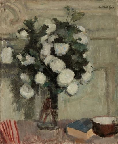 bertrand py Bertrand PY (1895-1973) 

Vase of snowballs

Oil on canvas, signed upper...