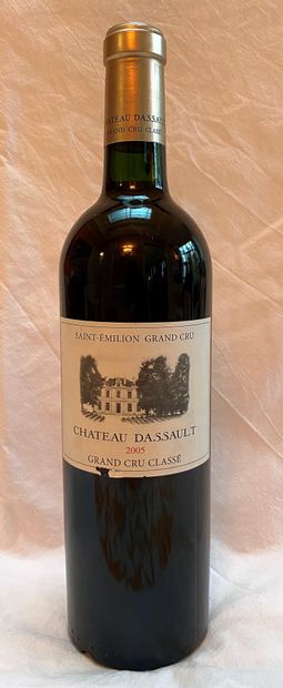 null Deux (2) bouteille, Château Dassault, 2005, Saint Emilion GC (1 x étiquette...