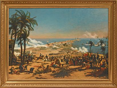 null After Louis-François LEJEUNE (1775-1848) 

Bonaparte's Egyptian Campaign

Reproduction,...