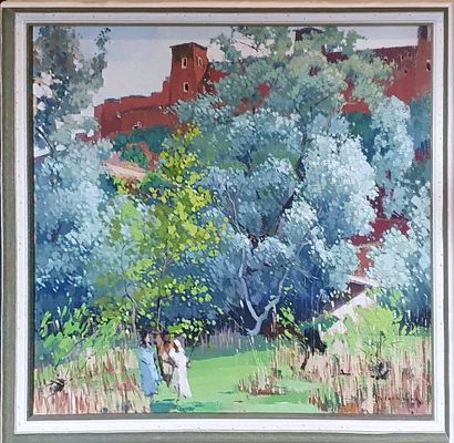 null Paul Jean ANDERBOUHR (1909-2006)

Garden near the red citadel

Oil on canvas,...