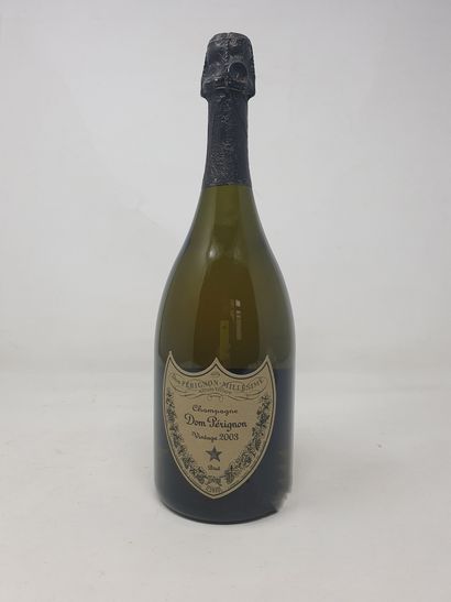 null One (1) bottle - Champagne Dom Perignon millesimé, 2003