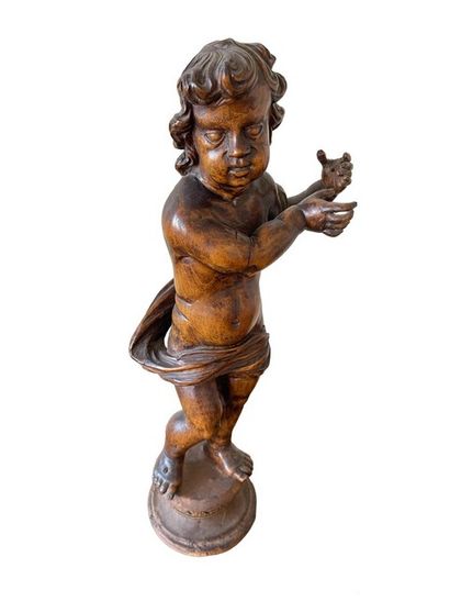 null In the taste of the 17th century

Angelot

Wooden sculpture (missing wings)

H.:...