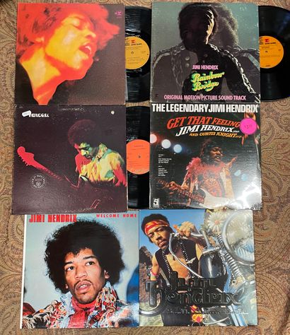 null Six disques 33T - Jimi Hendrix 

dont pressages américains

VG à NM; VG+ à ...