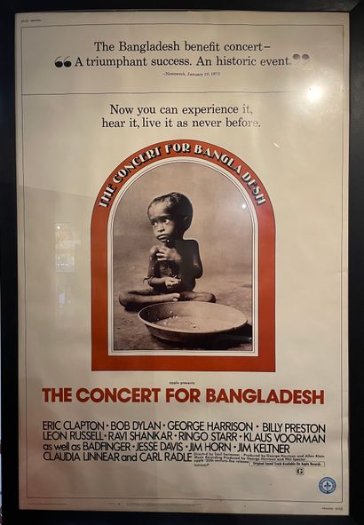 null Affiche - "The Concert for Bangladesh"

Film du concert de 1972 (72/135), visa...