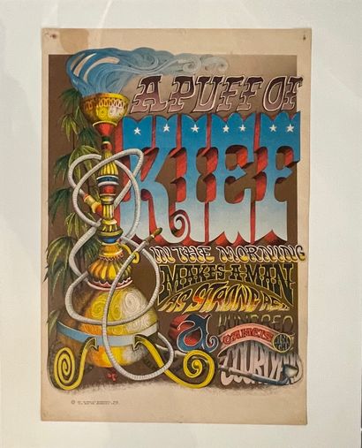 null Rick GRIFFIN (1944-1991)

Head Shop Poster, circa 1967

Affiche réalisée pour...
