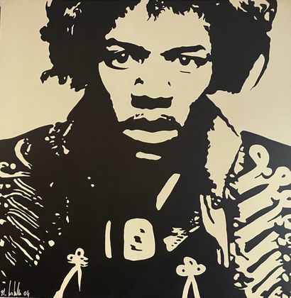 null Marco CASTILLA (born in 1970)

Jimi Hendrix, 2004

Acrylic on paper mounted...