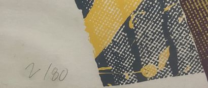 null DUARDO & EVANS

James brown, 1988

Silk-screen ink on paper (handmade process),...
