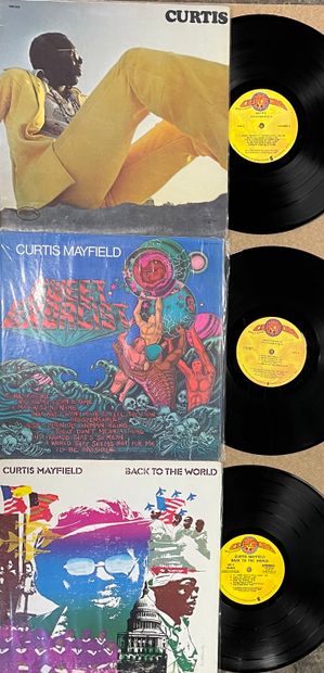 null Trois disques 33T - Curtis Mayfield

Pressages américains

VG+ à EX; VG+ à ...