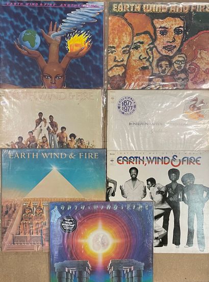 null Sept disques 33T - Earth, Wind and Fire

dont pressages américains

VG+ à EX;...