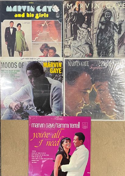 null Cinq disques 33T - Marvin Gaye

dont pressages américains et rééditions

VG+...