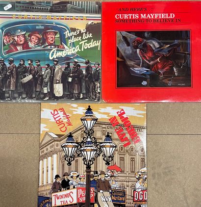 null Trois disques 33T - Curtis Mayfield

dont pressages américains

VG+ à EX; VG+...
