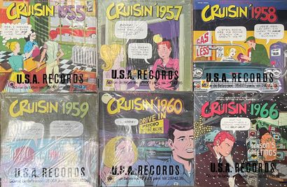 null Six LPs - Rock & Roll "Crusin'" Compilations

American pressings

VG+ to NM;...