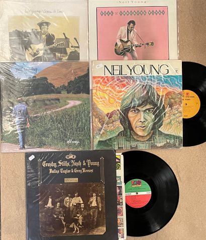 null Cinq disques 33T - Neil Young/Crosby…

dont premier album et "Dejà Vu" - pressages...