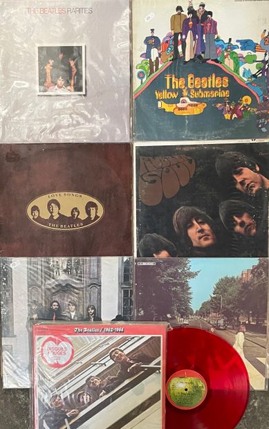 null Sept disques 33T - The Beatles

dont pressages américains

VG à EX; VG à EX
