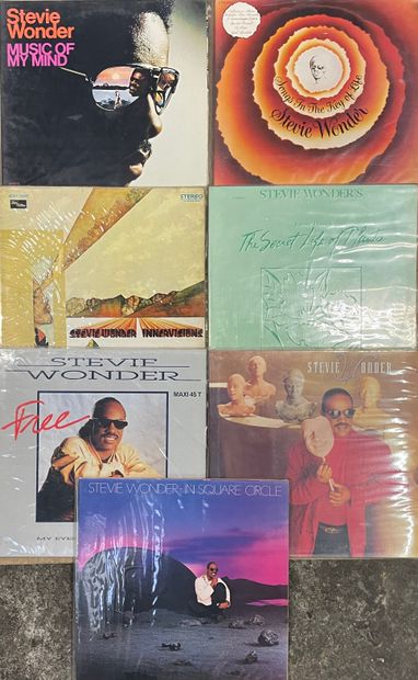 null Sept disques 33T - Stevie Wonder

VG+ à EX; VG à EX