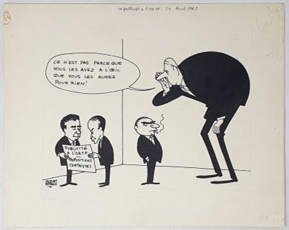 null FAIZANT Jacques (1918-2006)

La publicité à l'ORTF. (De Gaulle et ses ministres)

Encre...