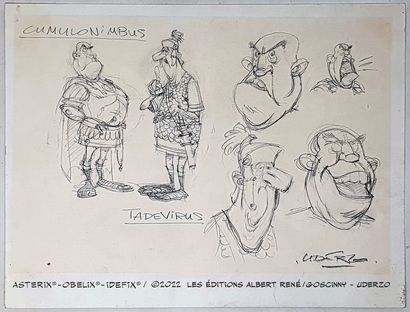 null UDERZO Albert (1927-2020) 

Asterix. crayonné "Cumulonimbus et Tadevirus"

Exceptionnel...