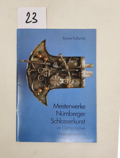 livre en allemand Rainer Kahsnitz
"Meisterwerke Nürnberger Schlosserkunst im Germanischen...