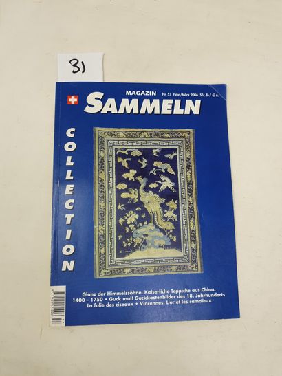 livre en allemand "Scissor madness".
Article in the Swiss magazine "Sammeln", February-March...