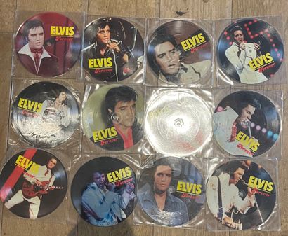 Rock & Roll Twelve Picture Discs (45 T) - Elvis Presley
EX to NM; EX to NM