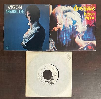 Chansons françaises Trois disques 45 T - Vigon
VG+ à EX; VG+ à EX