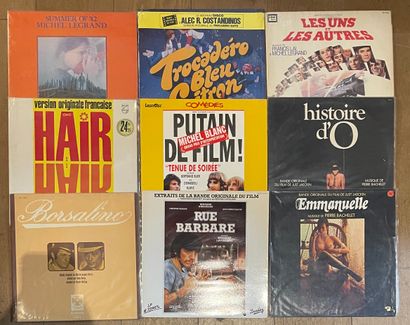 Bandes originales de film Neuf disques 33 T - Bandes originales de films français
dont...
