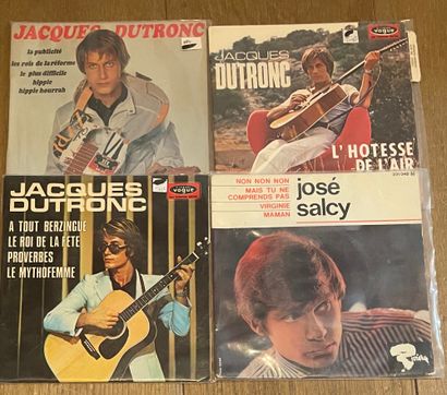 Chansons françaises Quatre disques Ep - Chansons français (Jacques Dutronc et José...